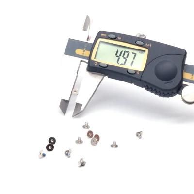 High Precision Ultra Low Head Phillips Machine Cross Recessed Small Screw with Nylon Patch