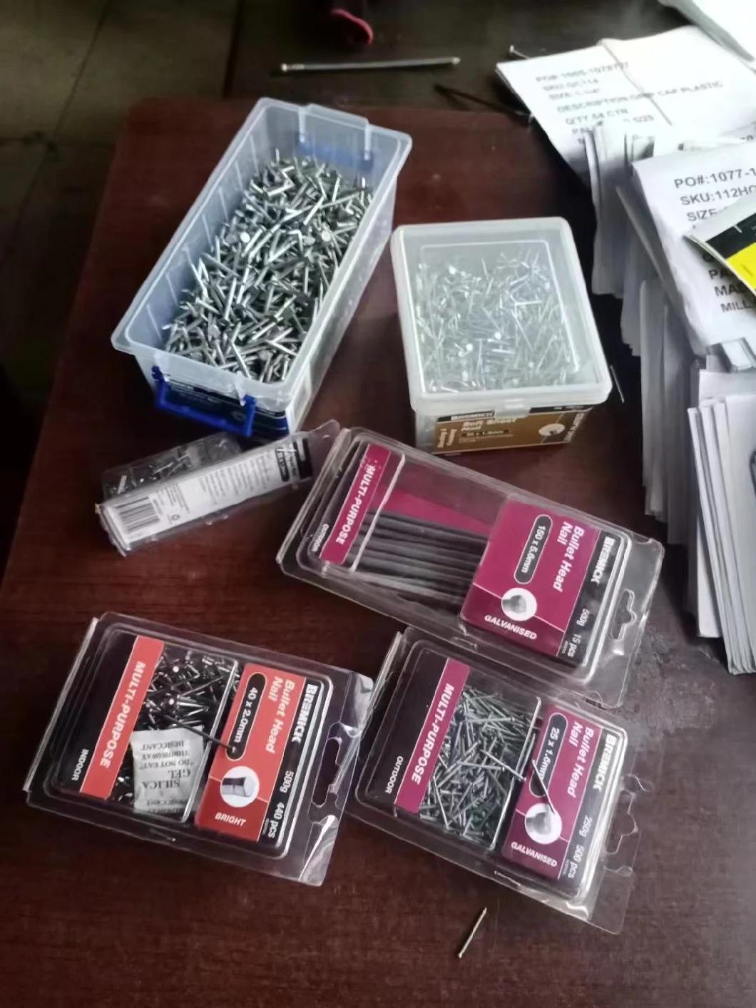 Bucket Packing Pail Packing Bullet Nails for Australia