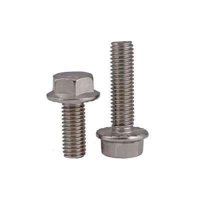 DIN 6921 10mm Bolts Grade 8.8 Zinc Coated Stainless Steel Serrated Flange Screws ISO4162/ DIN6921/En1665 Hex Flange Bolts