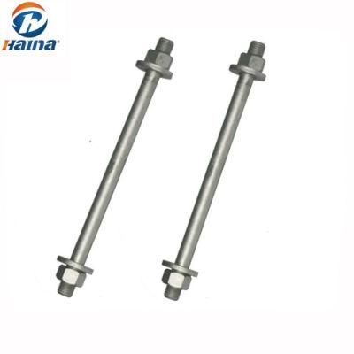 Carbon Steel HDG Double End Stud Bolts Fastener