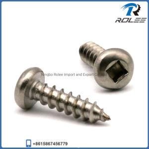304/316 Stainless Robertson Square Drive Pan Head Self Tapping Screw