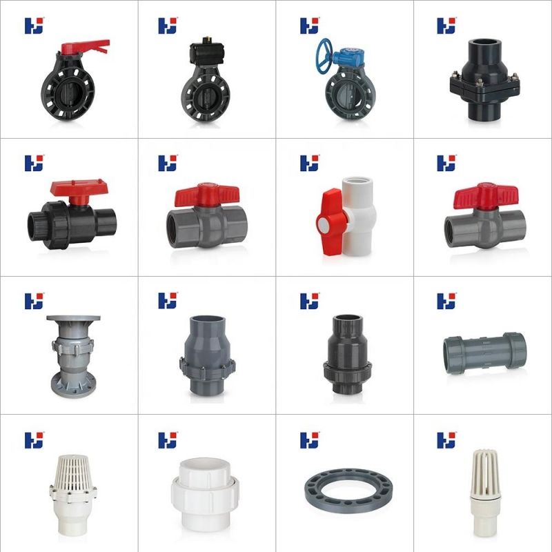 Best Price HJ DIN Standard Water Supply Ts Flange UPVC Material Pipe Fittings
