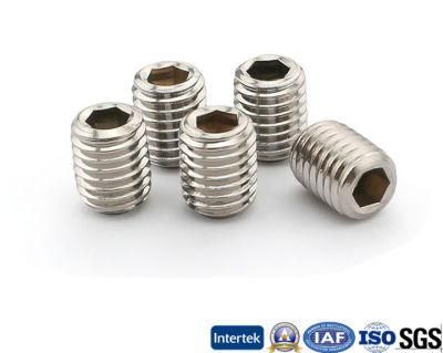 DIN916 Stainless Steel Hexagon Socket Set Screws with Cup Screw Grub Screw