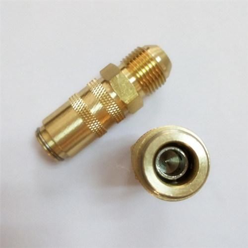 Hasco Mold Brass Oil Hydraulic Quick Coupling Fitting with Valve