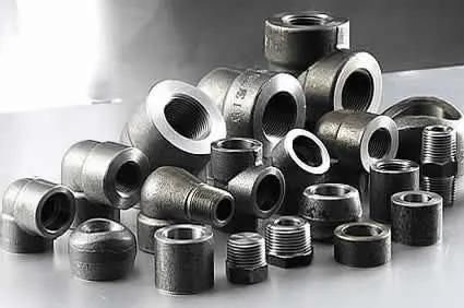 HDG Cast Iron Stainless Steel Forged Threaded Socket Weld Fittings Elbow Tee