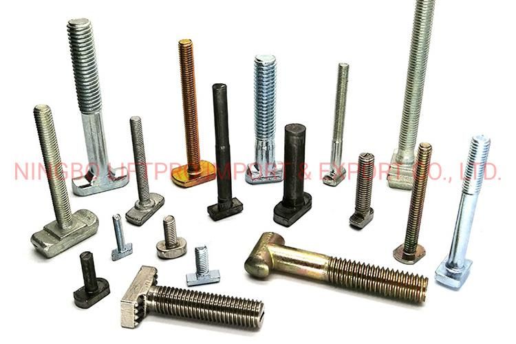 Stainless Steel 304 316 Awwa C111/A21.11 Mj T-Bolt with Nut, Washer, Carbon Steel. A242