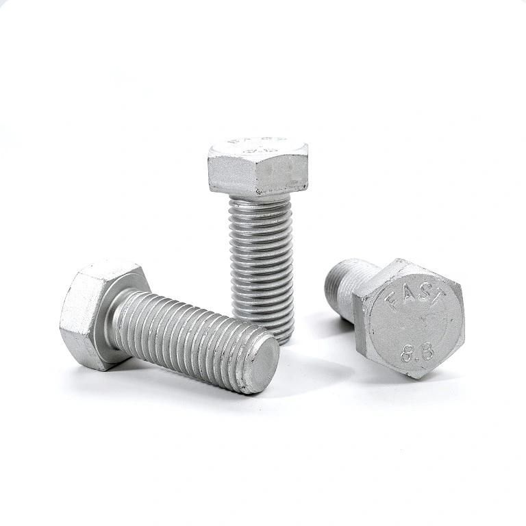 Bolt Carbon Steel Alloy Steel Steel Zp Black HDG Grade 8.8/10.9/12.9 Hex Bolt