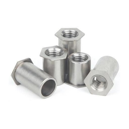 Zinc Plated Self Clinching Blind Standoff M6 Fasteners