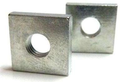Carbon Steel Square Nut Zinc Plated Precise