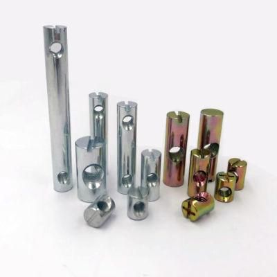 Carbon Steel Zine Plated or Stainless Steel Centre Hole Double Hole Phillips Drive Cross Dowel Barrel Nut