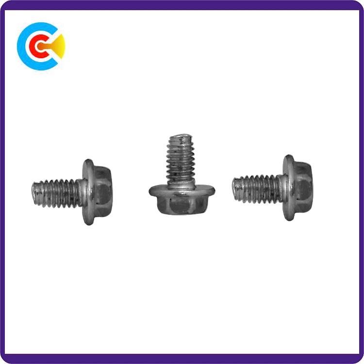 Combination Flanged-Hex/Phillips-Head Screw for Computers