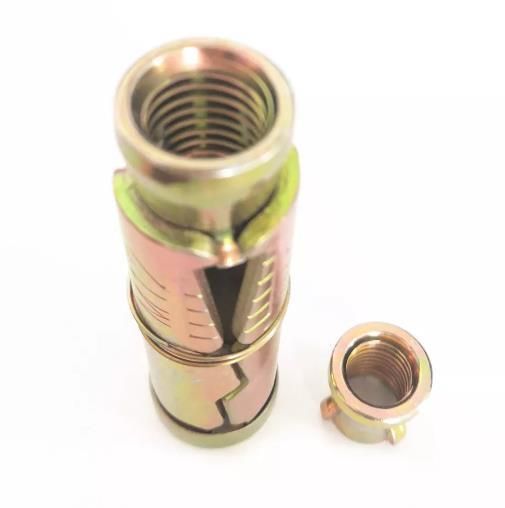 Heavy Duty Steel Materials 3PCS Fix Bolts Only Shild with Hex Nut Anchor Bolt M6 M8 M10 M12 M14 M16 M20