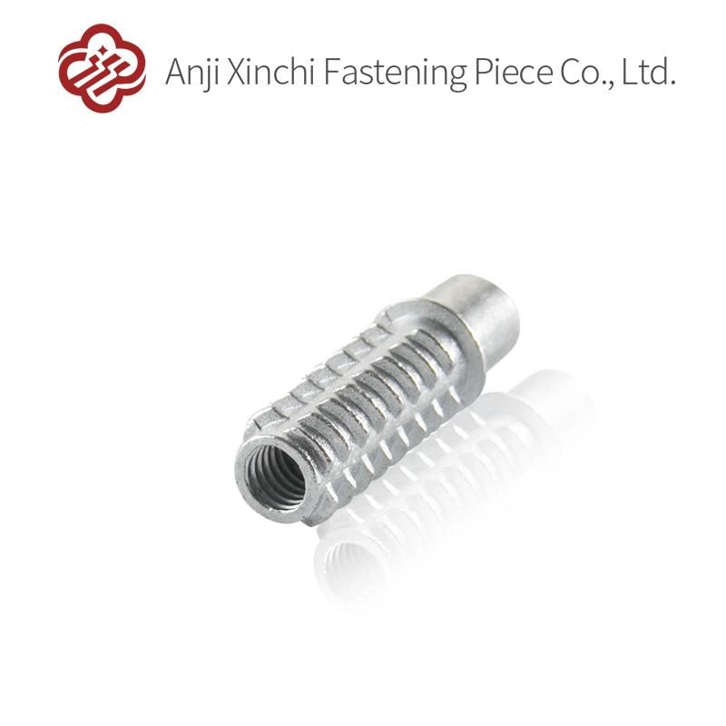 Zinc Alloy Furniture Inner and Outer Teeth Embedded Nut Inner and Outer Teeth Through Nut