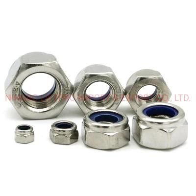Hot Sale Factory Price High Quality 304 Stainless Steel DIN985 Nylon Lock Nut
