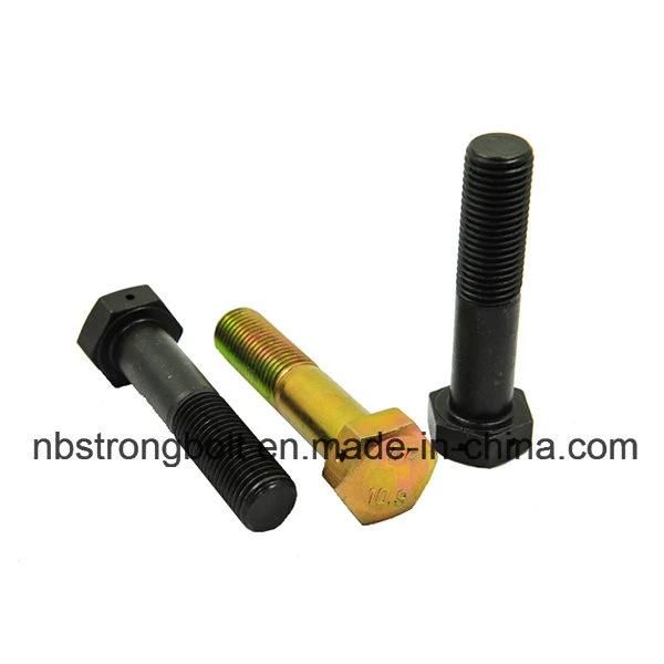 DIN933/DIN931 Hex Bolt with Yellow Zinc Plated More Than 10 Years Produce Expricence Factory