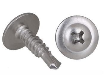 410 Ss Inox Hex Washer Wafer Truss Head Tek Roofing Self Drilling Screw Stainless Steel for Sheet Metal or Wood