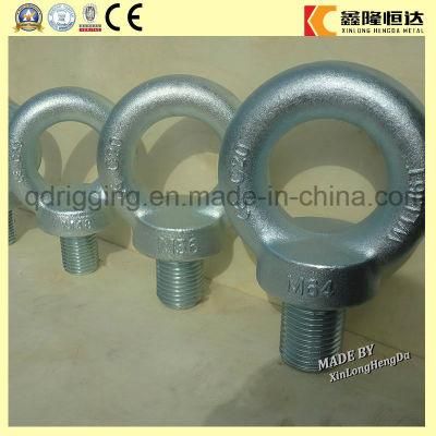 Carbon Steel Drop Forged Galvanized Lifting Eye Bolt DIN580 M64