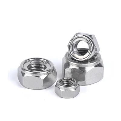 Full Metal Insert Lock Nuts Metal Hexagon Lock Nuts with Metal Lock Plates Type M DIN980