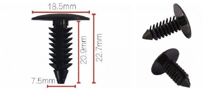 Christmas Tree Clips Automotive Barb Screw Rivets with 7.5mm Hole Fit Car GM