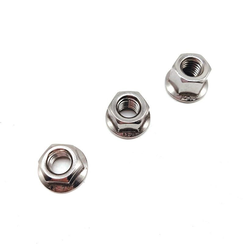 DIN1667 Stainless Steel All-Metal Hex Flange Lock Nut (STOCK)