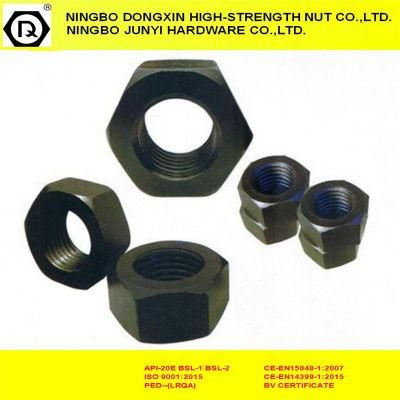 DIN934 Black Fasteners Hex Nut by Carbon Steel