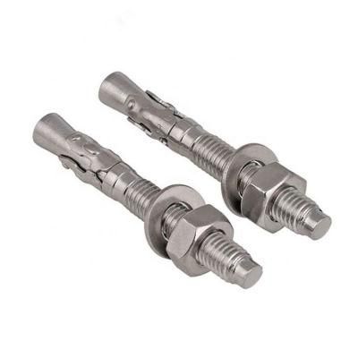 Wedge Anchor, Expansion Anchor Bolt, Concrete Anchor, Anchor Bolt with Nut and Washer, Stainless Steel. 304