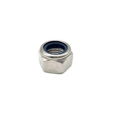 Stainless Steel 304/316 Hex Nylon Lock Nut 304 DIN 985 Lock Nut From China Factory