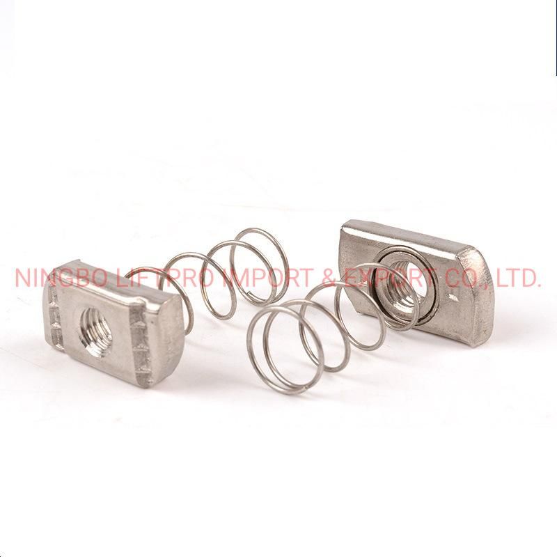 M10 Spring Nut Channel C M3 M4 M5 M6 Steel Spring Slid Nut