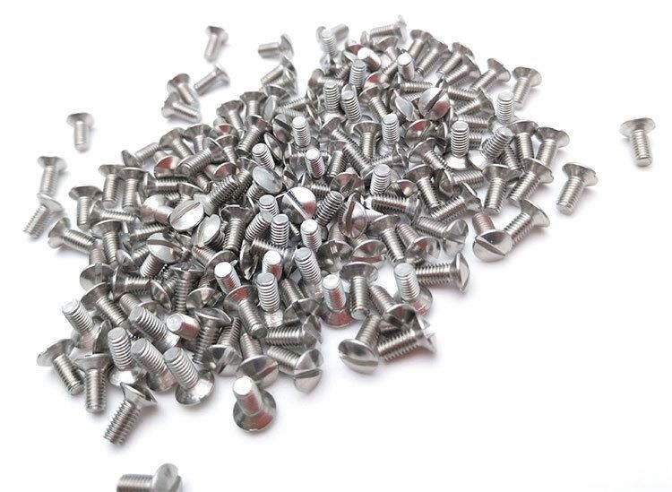 Precision Small Stainless Steel Raised Countersunk Oval Head Machine Screws