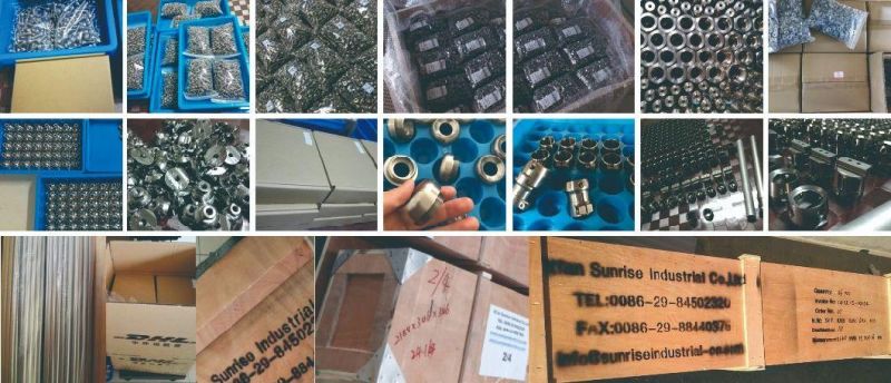 Titanium CNC Milling Parts with 3 Axis Machining Centers Titanium Flanges
