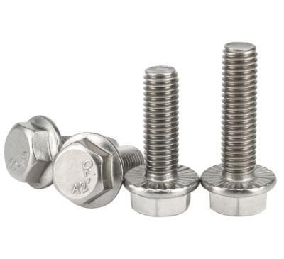 Stainless Steel304/316 Hex Flange Bolt DIN6921