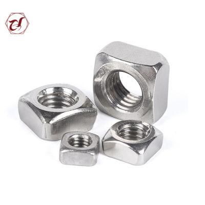 A2 304 Stainless Steel 316 DIN557 Square Nuts