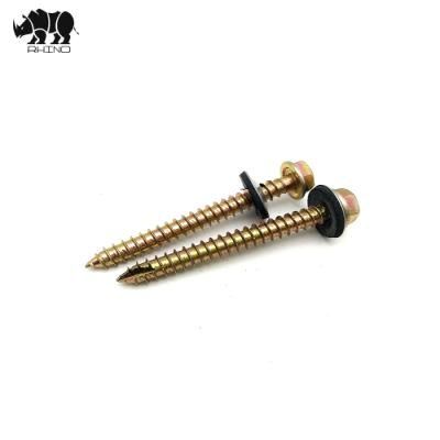 High Quality Zinc Plated Hex Head with Washer Self Tapping Roofing Screw