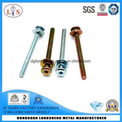 Non-Standard Colorful Hex Head Bolts with Washer