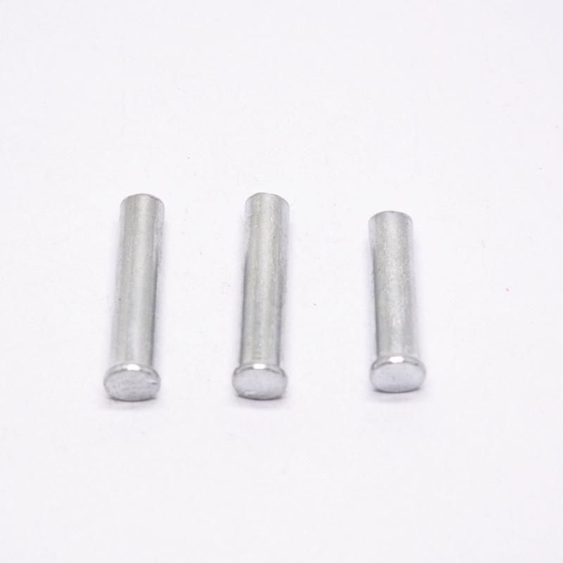 Grade 4.8 Zinc Plated Non-Standard Customized M6 Flat Head Solid Rivet