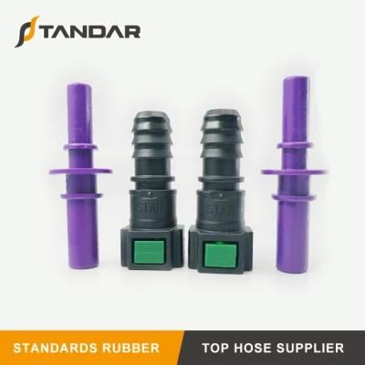 Oil Resistant Plastic Pipe Fitting for Hydraulic Rubber Hose