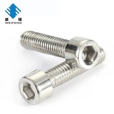 Hexagon Head Common Bolt Weifeng Box+Carton+Pallet Stainless Steel Machine Screw