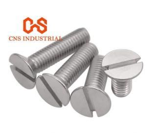 Stainless Steel DIN963 Slotted Countersunk Head Screws