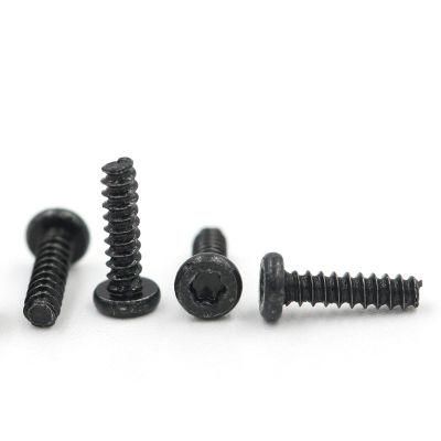 Custom Black Stainless Steel T20 Torx Pan Head Self Cutting Screw