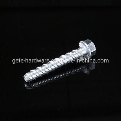Gete Hex Flange Head Concrete Bolt Zinc Plated/Concrete Hex Bolt
