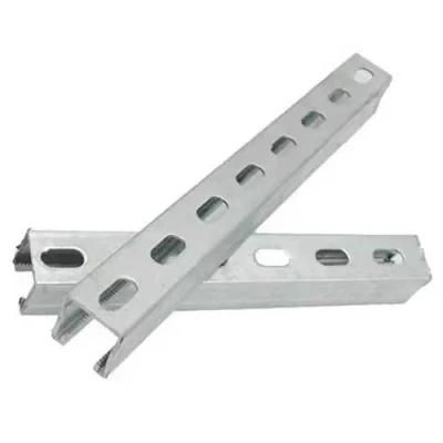 Length Customized 41*41/41*21 HDG Slotted Unistrut C Channel