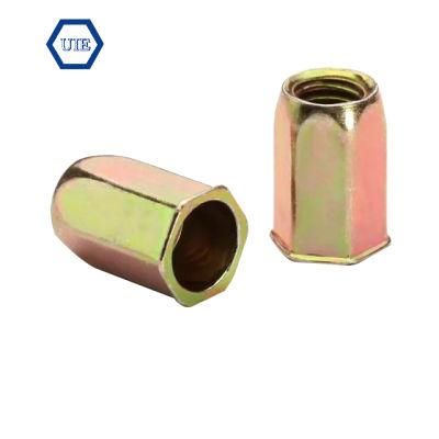 Rivet Nuts Reduce HD Full-Hex Body (insert nut) Yellow Zinc (fastener&hardware)
