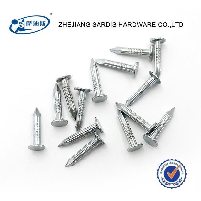 Polish Coating Flat Head Concrete Nails