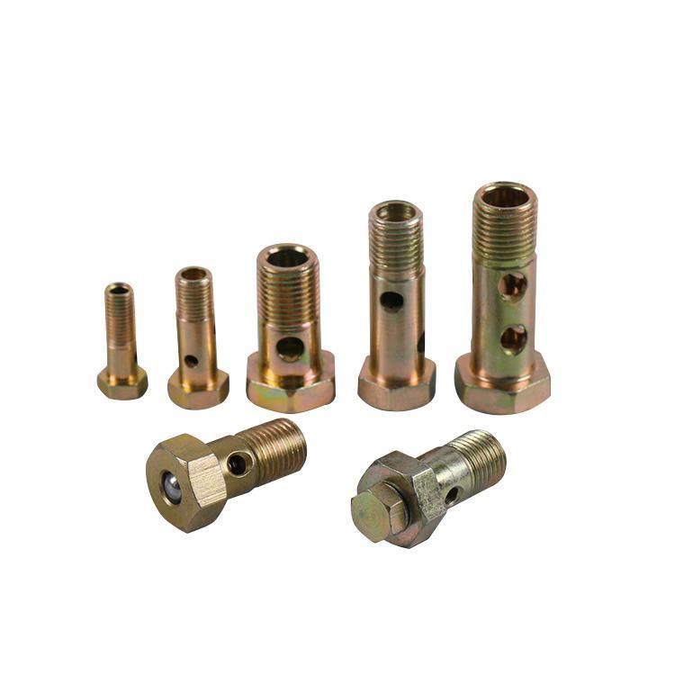 Automotive Fasteners Brake Hose Double and Single Hollow Banjo Screw Oil Banjo Bolt with Hole