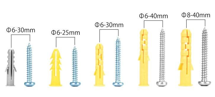 Type Plastic Anchor Expasion Pipe Wall Anchor