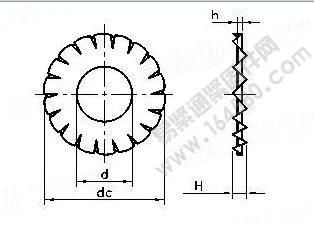 DIN6798 Washers High Quality with Preferential Price and Precise