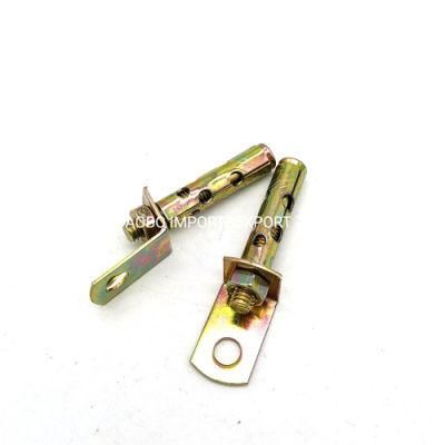 Made in China Yellow Zinc Plating Sleeve Anchor Bolt with 9 Holes for Turkey Market
