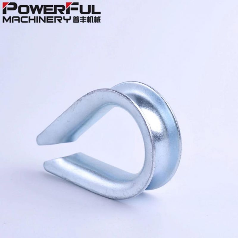 Electro Galvanized U. S. Type G-414 Heavy Duty Wire Rope Thimble