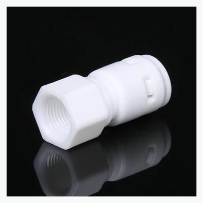 Factory White Plastic Meishuo China Pipe Fitting Thread R1/4 Used in Purifier