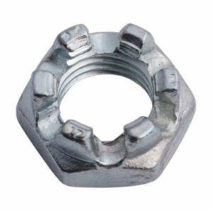 M16 High Quality DIN937 Zinc Plated or Black Hex Slotted Nut